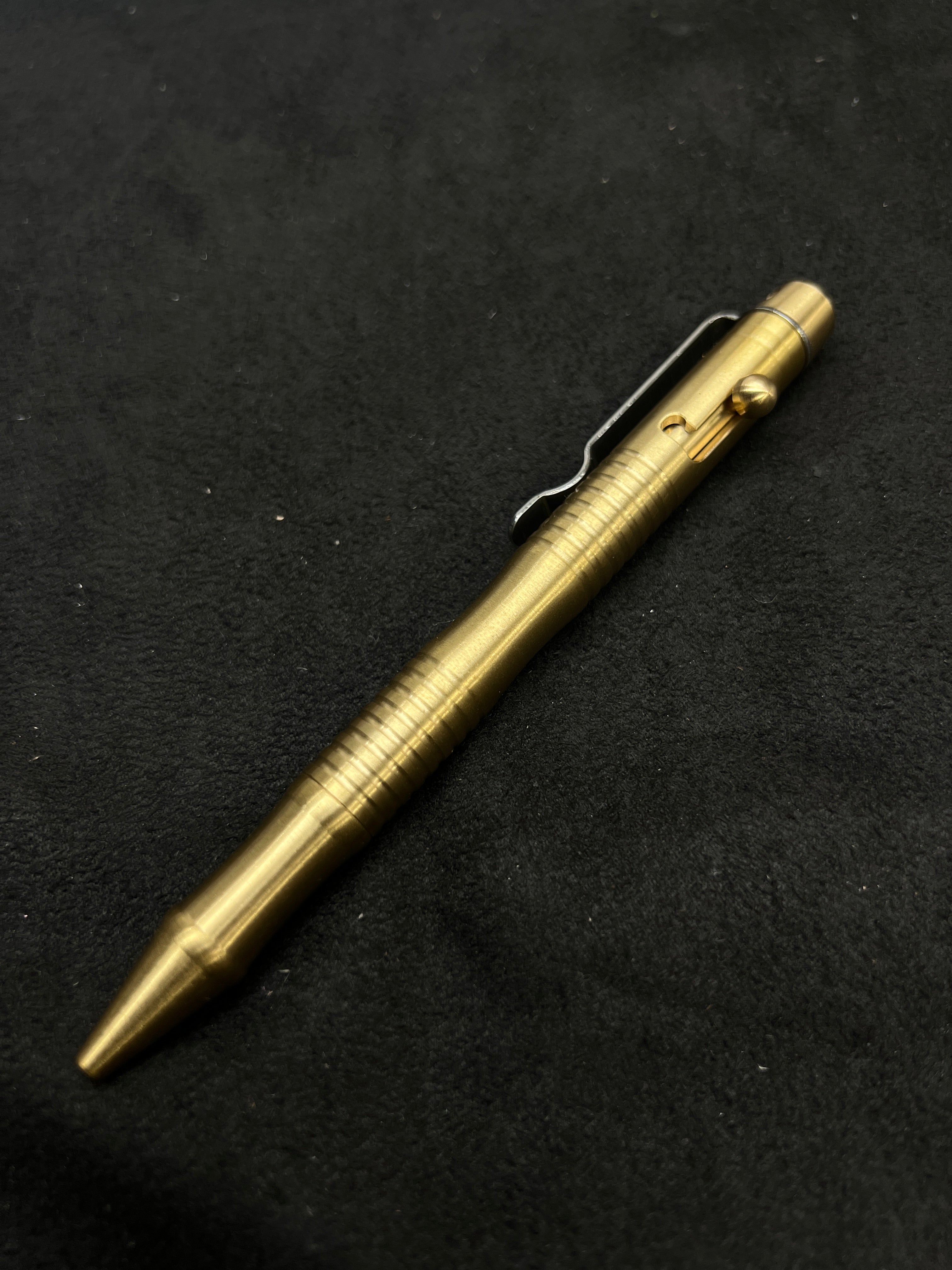 Custom Brass Bolt Action Pen. Brass. Patina. Pen. Edc. Men. Gift
