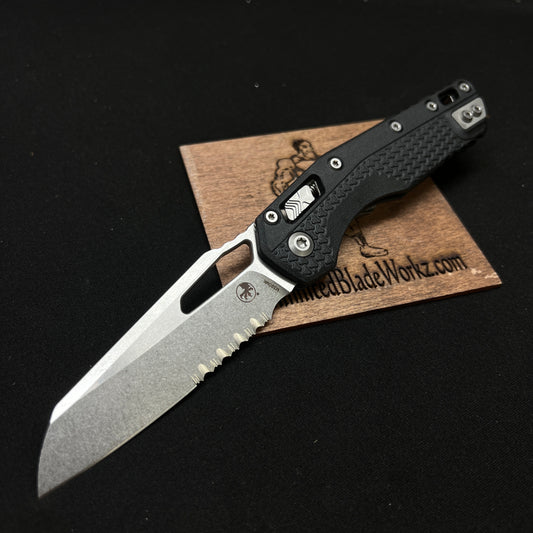 Microtech Standard Issue MSI Ram-Lok Knife Black Polymer (3.9" SW Serr)