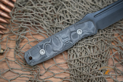 Blackside Customs Plan B Fixed Blade Camo Carbon Fiber 4" BSC-PB2CCF