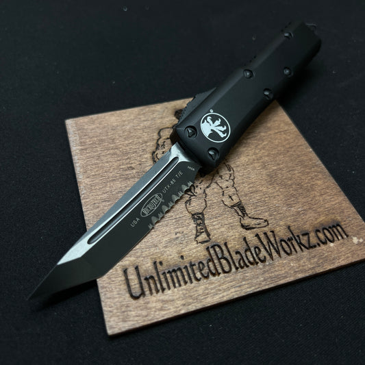 Microtech UTX-85 T/E OTF   (3.125" Black)