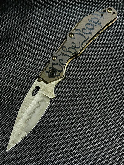 Duane Dwyer Custom BBN-L Magnacut core Damascus