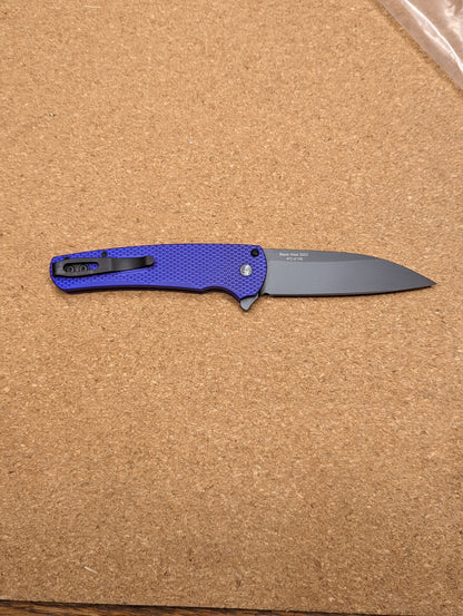 Blade Show West 2023 Special Malibu DLC Wharncliffe Blade, Purple Textured Scales #72 of 100