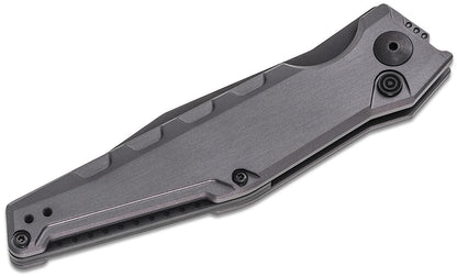 Kershaw 7900GRYBLK Launch 7 AUTO Folding Knife 3.75" Black CPM-154 Clip Point Blade, Aluminum Handles - Tim Galyean Design