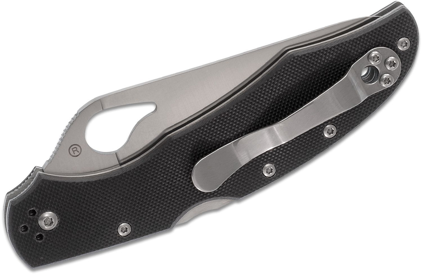 Spyderco Byrd BY03GP2 Cara Cara 2 Folding Knife 3-3/4" Plain Flat-Ground Blade, G10 Handles, Lockback