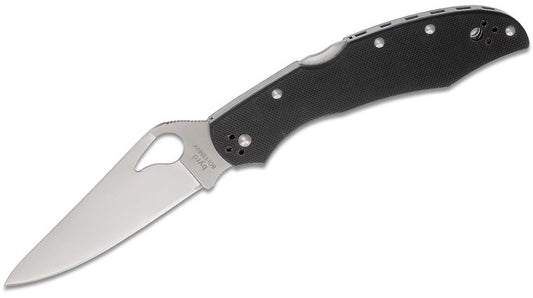 Spyderco Byrd BY03GP2 Cara Cara 2 Folding Knife 3-3/4" Plain Flat-Ground Blade, G10 Handles, Lockback