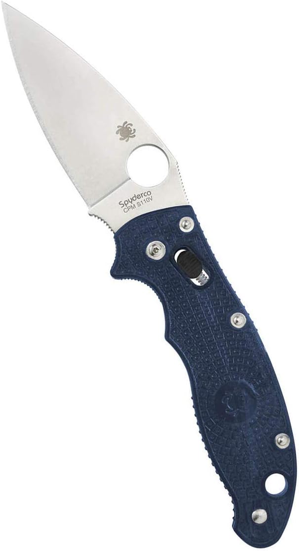 Spyderco Manix 2 Lightweight Folding Knife 3.37" Satin Plain S110V Blade