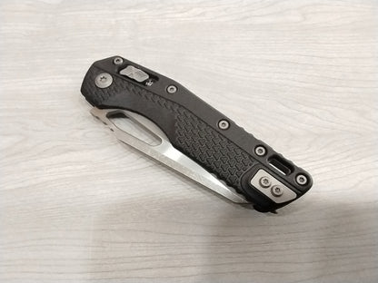 Microtech 210T-11 APPMBK Standard Issue MSI Ram-Lok Knife Black Polymer (3.9" Partially Serr)