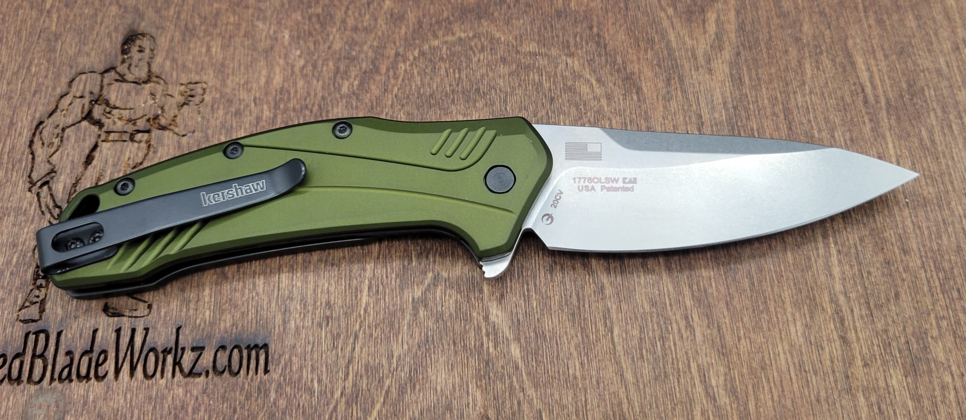 Kershaw 1776OLSW Link Assisted Flipper Knife 3.25