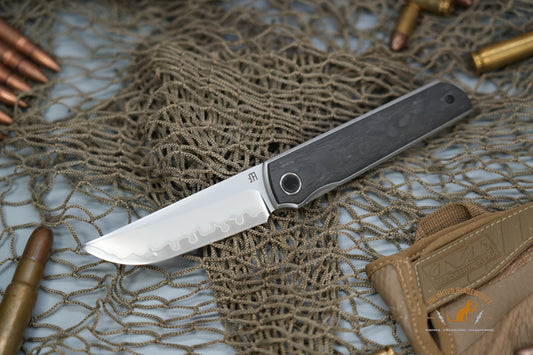 North Mountain Chop San Mai SLD Steel Fire carbon