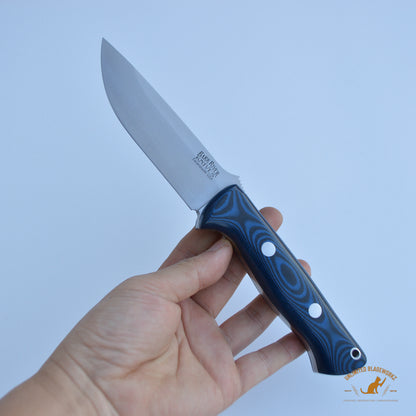 Bark River blue blade bushcraft