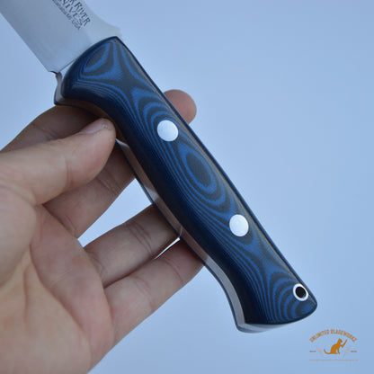 Bark River blue blade bushcraft