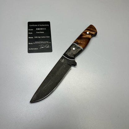 Daniel Custom, All Handmade, Carbon Steel Camping Knife