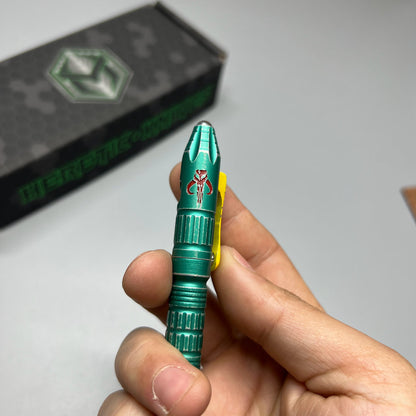 Heretic Knives Thoth Tactical Pen Aluminum Bounty Hunter