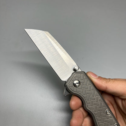 Delta flipper by A2D Basket Weave Ti handles