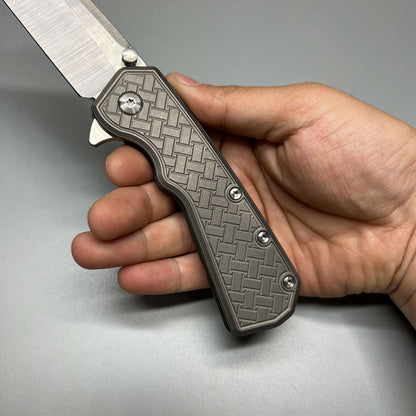 Delta flipper by A2D Basket Weave Ti handles