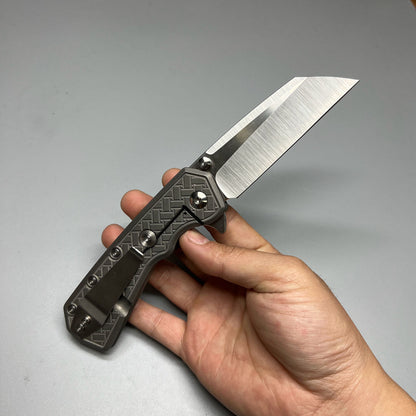 Delta flipper by A2D Basket Weave Ti handles