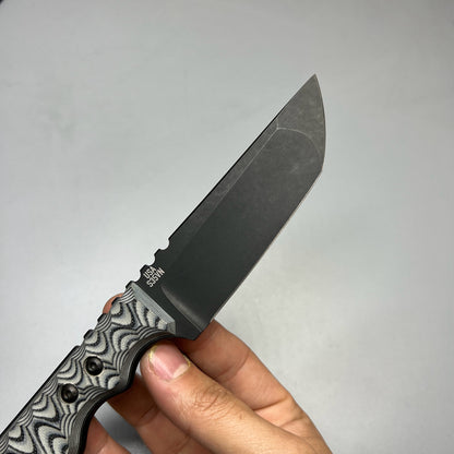 A2D EDC Fixed Knife DLC G10 Kydex handmade knives