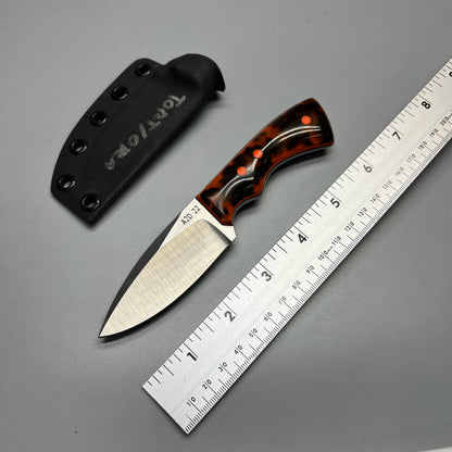 A2D EDC Fixed Knife DLC G10 Kydex handmade knives