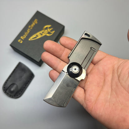 D.rocket EDC Flipper Dog Tag knife pocket knife