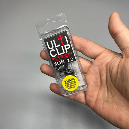 ULTICLIP Slim 2.2 Fixed Blade Clip for Belt-Less Carry - 245-DSLIM22